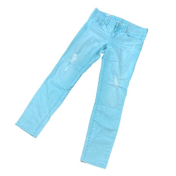 GAP Always Skinny Distressed Jeans Size 31 Tall - Picture 1 of 7